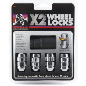 Gorilla Automotive 71631X Chrome Acorn Wheel Lock Set