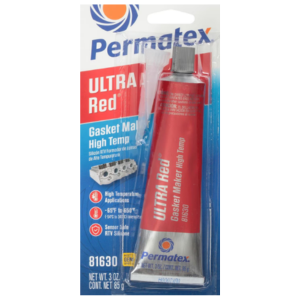 Permatex Ultra Red High Temperature Silicone Gasket Maker (81630), 3 oz