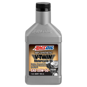 AMSOIL V-Twin Synthetic Motorcycle Oil, 1 Quart